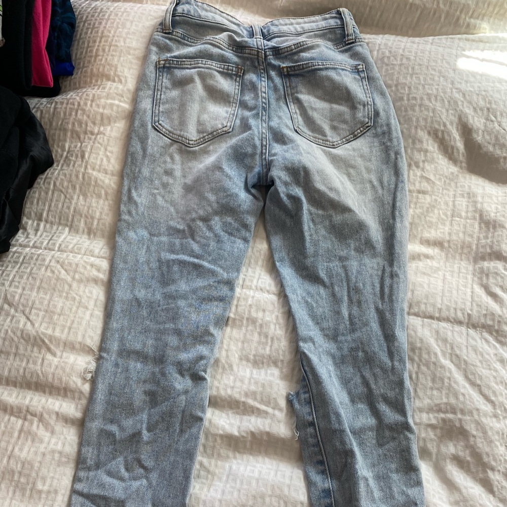 Worn ripped no boundaries jeans